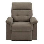 Lufkin Chenille Fabric Manual Recliner by  Classic