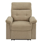 Lufkin Chenille Fabric Manual Recliner by  Classic