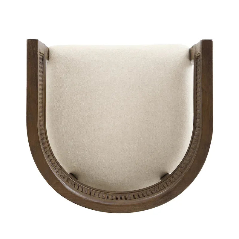 - Noweta Wood Counter Stool with Arms Set of 2