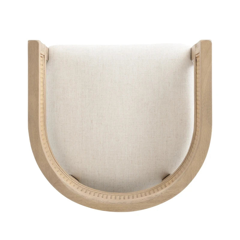 - Noweta Wood Counter Stool with Arms Set of 2