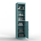 Palace Imports 100% Solid Wood 16.5 Bathroom Storage Cabinet with Solid Doors and Adjustable Shelves