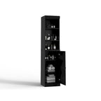 Palace Imports 100% Solid Wood 16.5 Bathroom Storage Cabinet with Solid Doors and Adjustable Shelves