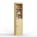 Palace Imports 100% Solid Wood 16.5 Bathroom Storage Cabinet with Solid Doors and Adjustable Shelves