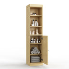 Palace Imports 100% Solid Wood 16.5 Bathroom Storage Cabinet with Solid Doors and Adjustable Shelves