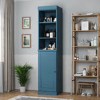 Palace Imports 100% Solid Wood 16.5 Bathroom Storage Cabinet with Solid Doors and Adjustable Shelves