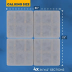 1.5 Split Wood Bunkie Board, Fully Assembled, Fabric Ventilation Cover - Replaces Wooden Slats or Box Spring for Bed Frames