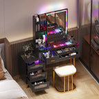 Makeup Vanity with LED Light