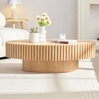 43.7 inch Round Coffee Table for Living Room