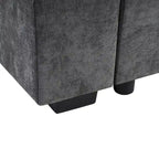 Chenille Upholstered Cloud Sofa L-Shaped Couch with Chaise Lounge & Storage