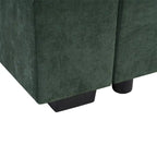 Chenille Upholstered Cloud Sofa L-Shaped Couch with Chaise Lounge & Storage