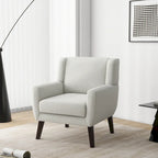 Upholstered Armchair with Wide Back Accent Chair