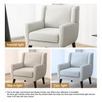 Upholstered Armchair with Wide Back Accent Chair