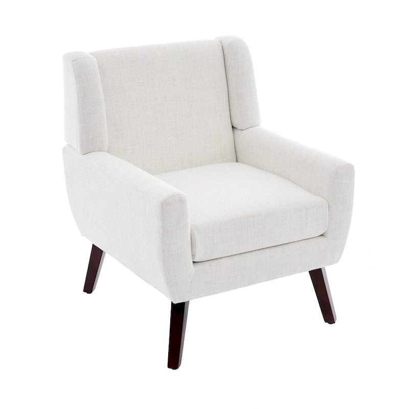Upholstered Armchair with Wide Back Accent Chair