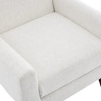 Upholstered Armchair with Wide Back Accent Chair