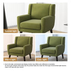 Upholstered Armchair with Wide Back Accent Chair