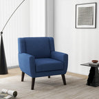 Upholstered Armchair with Wide Back Accent Chair