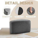 26 Footstools and Ottomans, Modern Fabric Pouf Ottoman