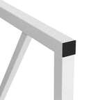 44.3 Dining Table with Benches Kitchen Table set for 4 Rectangular Dining Room Table Set with 2 Metal Wood Benches