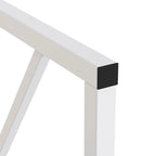 44.3 Dining Table with Benches Kitchen Table set for 4 Rectangular Dining Room Table Set with 2 Metal Wood Benches