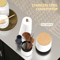 Rolling Kitchen Island Cart - Stainless Steel Top - 41.75W - with Storage