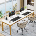 78.7 inches Extra Long Computer Desk 2 Person, Wide Double Office Writing Workstation