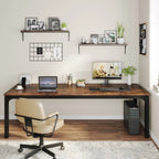 78.7 inches Extra Long Computer Desk 2 Person, Wide Double Office Writing Workstation