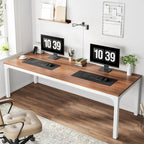 78.7 inches Extra Long Computer Desk 2 Person, Wide Double Office Writing Workstation