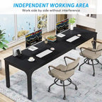 78.7 inches Extra Long Computer Desk 2 Person, Wide Double Office Writing Workstation