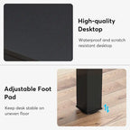 78.7 inches Extra Long Computer Desk 2 Person, Wide Double Office Writing Workstation