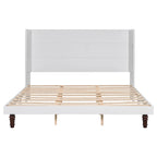 King Size Platform Bed Elegant High Headboard Bed Comfortable High Back Design