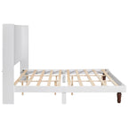 King Size Platform Bed Elegant High Headboard Bed Comfortable High Back Design