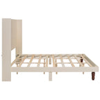 King Size Platform Bed Elegant High Headboard Bed Comfortable High Back Design