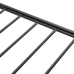 Metal Platform Bed with Drawers and Storage Headboard