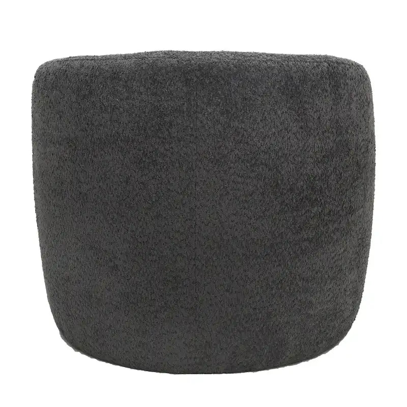 Boucle Accent Chair - Curved Back - Fully Assembled