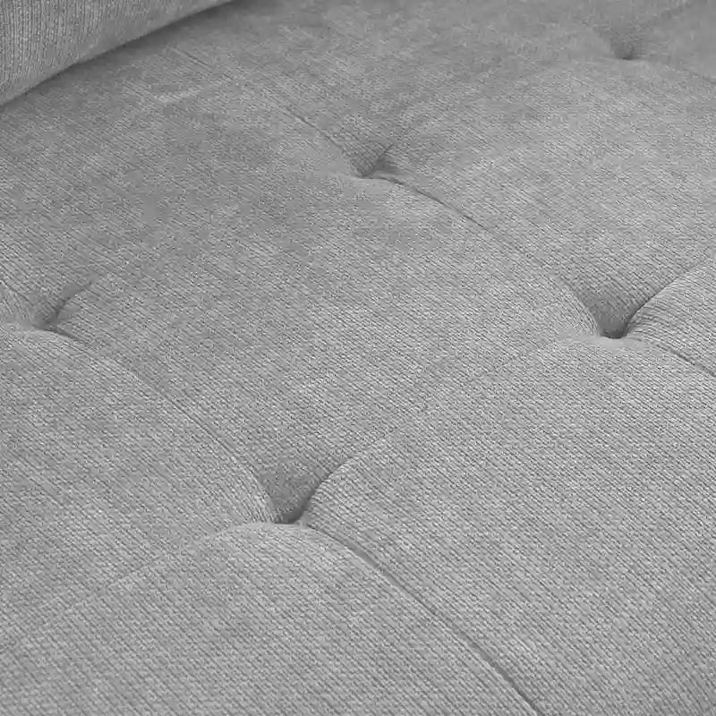 91.5 L-Shaped 4-Seat Sleeper Sofa with Pull-Out Bed and Storage