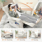 270 Swivel Rocker Power Recliner with USB Ports