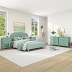 American Style 3-Drawer Vertical Chest Cabinet with Golden Handle for bedroom, living room