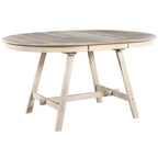5-Piece Wooden Dining Table Set with Round Extendable Table & 4 Chairs