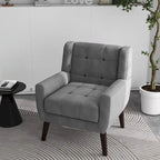Tufted Arm Chair Upholstered Lounge Chair