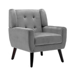 Tufted Arm Chair Upholstered Lounge Chair