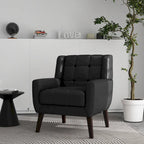 Tufted Arm Chair Upholstered Lounge Chair