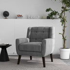 Tufted Arm Chair Upholstered Lounge Chair
