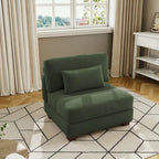 Modern Upholstered Armless Chair Accent Chair