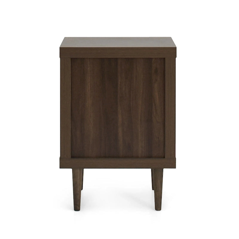 Nystrom Mid Century Modern 2 Drawer Nightstand by