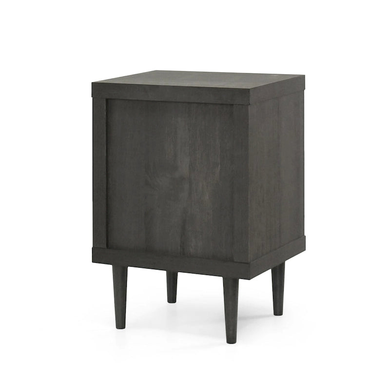 Nystrom Mid Century Modern 2 Drawer Nightstand by