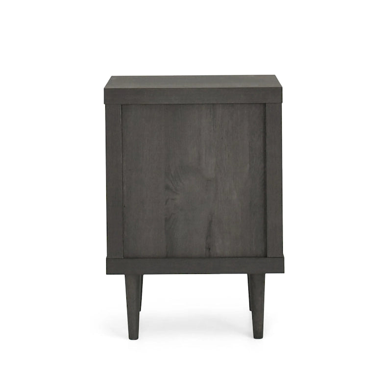 Nystrom Mid Century Modern 2 Drawer Nightstand by