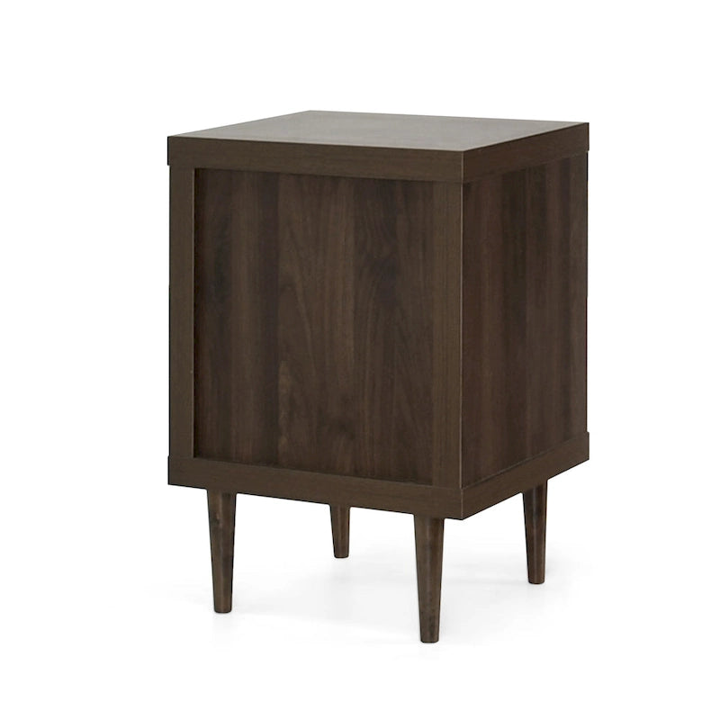 Nystrom Mid Century Modern 2 Drawer Nightstand by