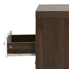 Nystrom Mid Century Modern 2 Drawer Nightstand by