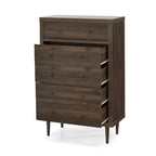 Nystrom Mid Century Modern 5 Drawer Dresser by