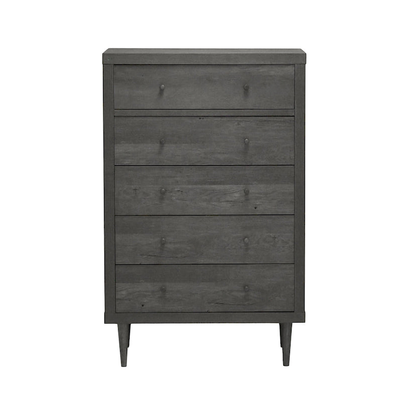 Nystrom Mid Century Modern 5 Drawer Dresser by